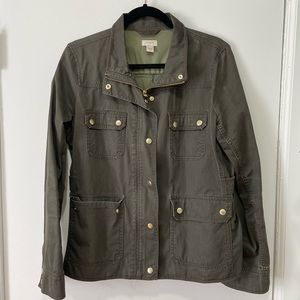 Army green J Crew Jacket